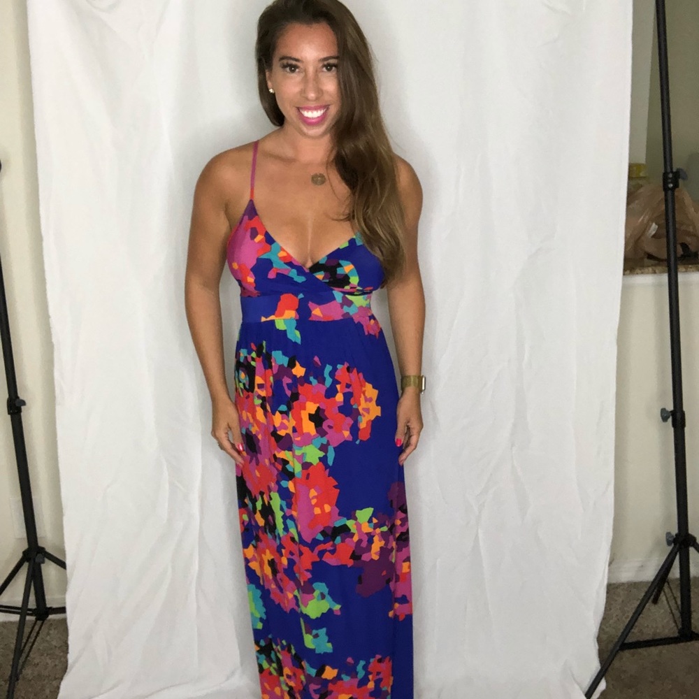 Colorful Maxi Dress - Picture 2 of 5